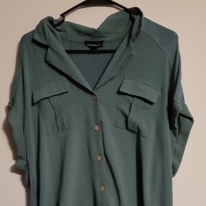 Fortunate Green Women's Blouse
